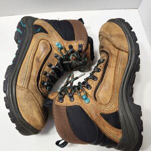 RED WING Tradeswoman 2346 Women's Safety Toe Waterproof Work Boots Brown Sz 7